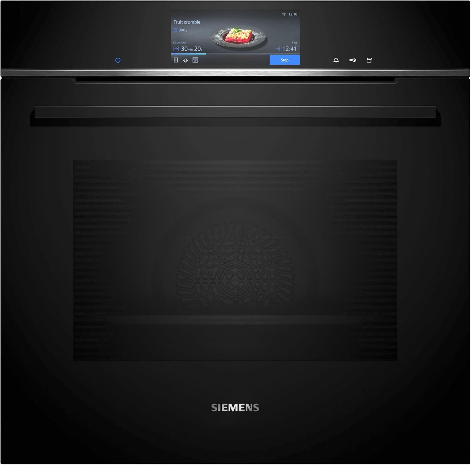 Siemens HS758G3B1 iQ700, Einbau-Dampfbackofen, 60 cm, Made in Germany, cookControl Pro alle Gerichte optimal zubereitet, Dampfgaren Plus schnell und gesund kochen, Bratenthermoter Plus, Home Connect