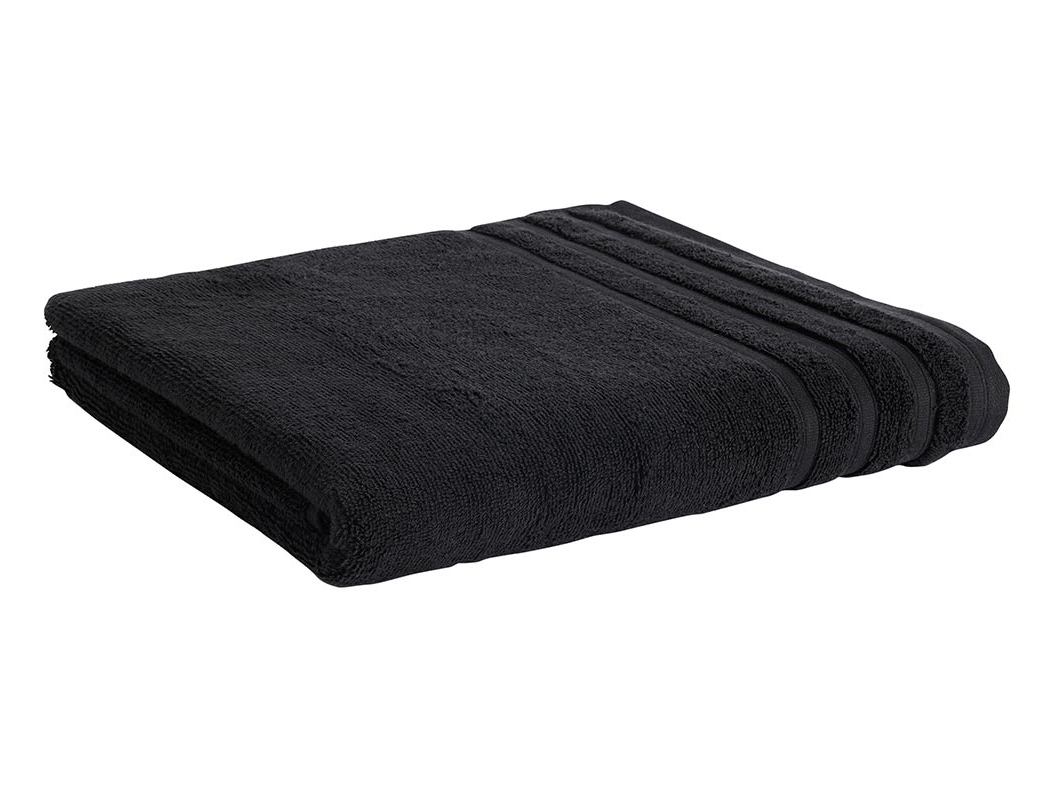LENÇOL DE BANHO ACTUEL ALGODÃO 500G PRETO 100X150CM