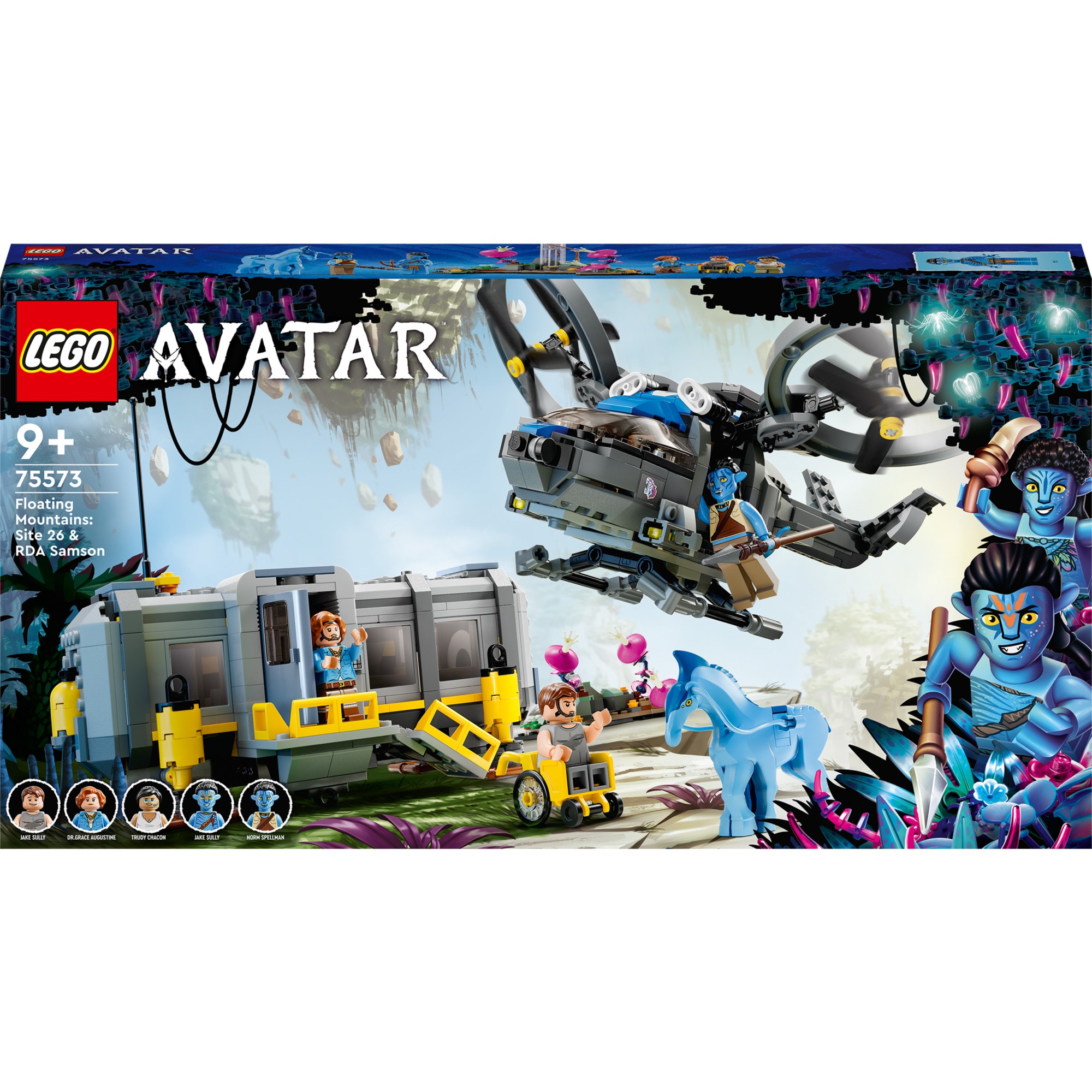 LEGO Konstruktionsspielzeug Avatar Schwebende Berge: Site 26 und RDA Samson