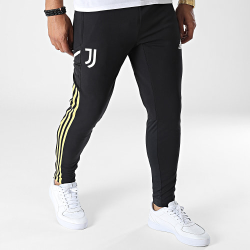 Pantalon Jogging A Bandes Juventus HG1355 Noir