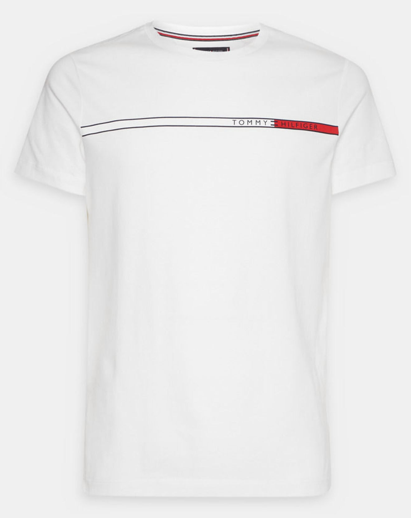 Tommy Hilfiger T-Shirt Two Tone Chest blanc