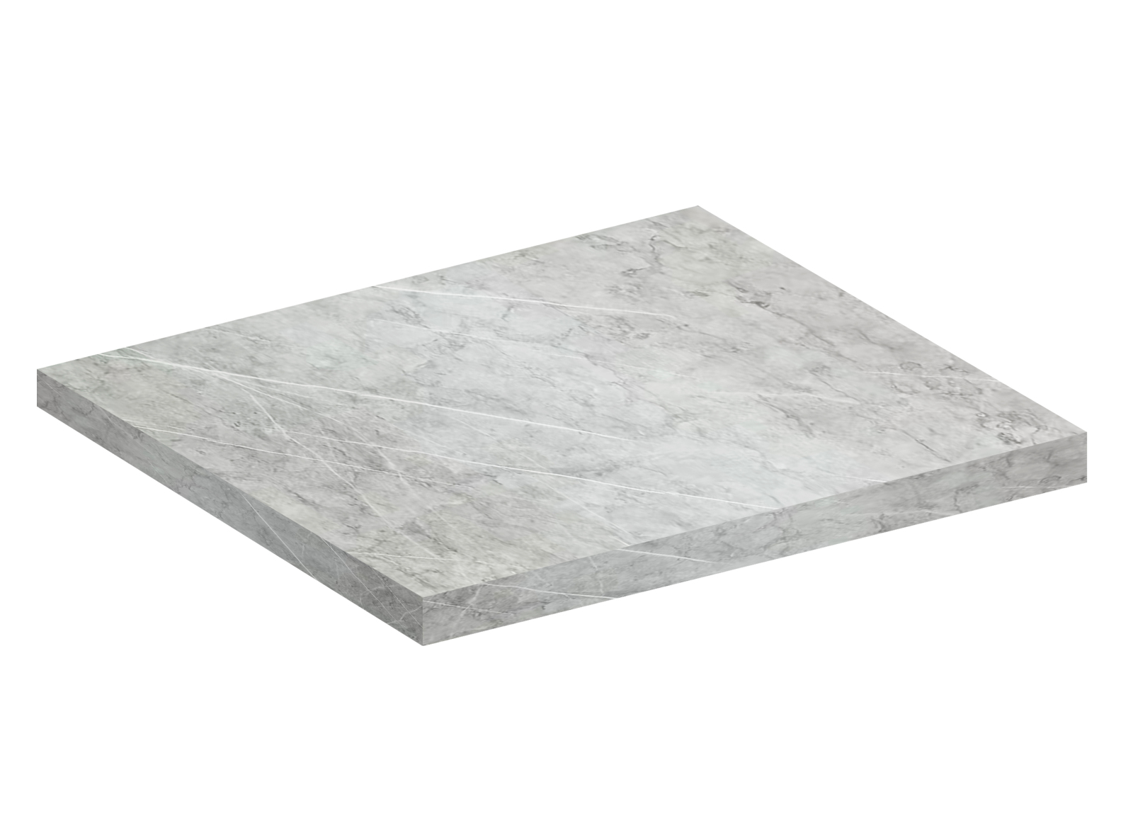 Arbeitsplatte FASOLA - Marmor-Style - 80x60 cm