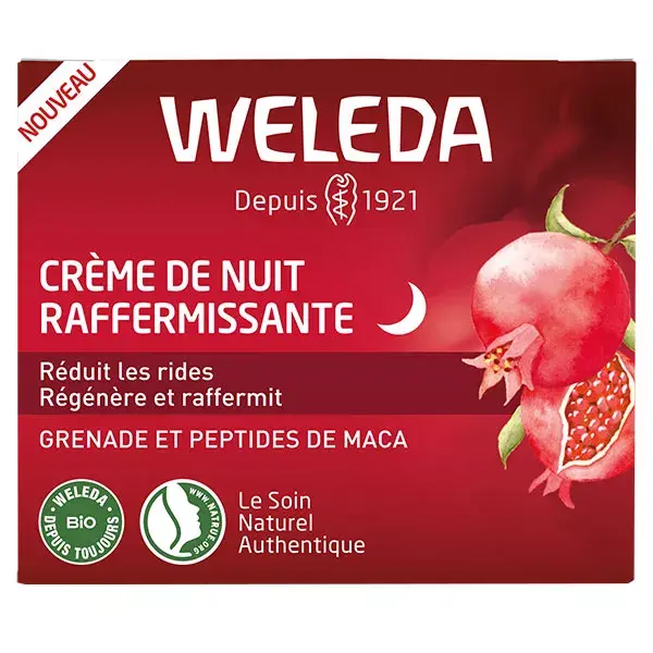 Creme Noturno Firmador Weleda Romã e Maca 40ml