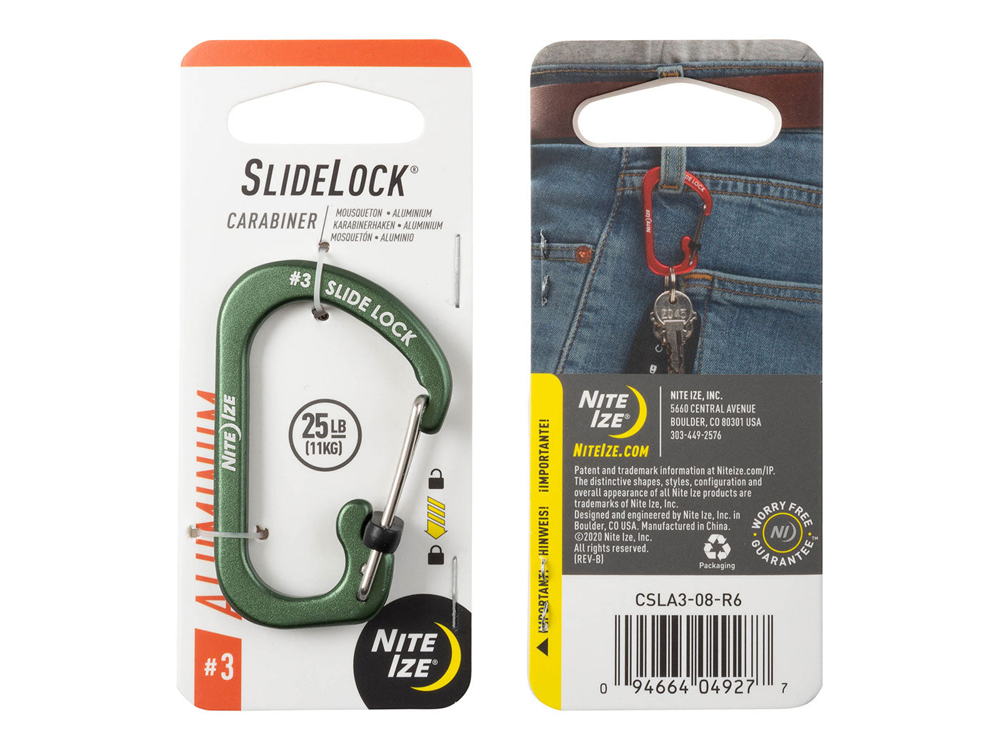 Nite Ize Karabijnhaak Slidelock Aluminium  #3