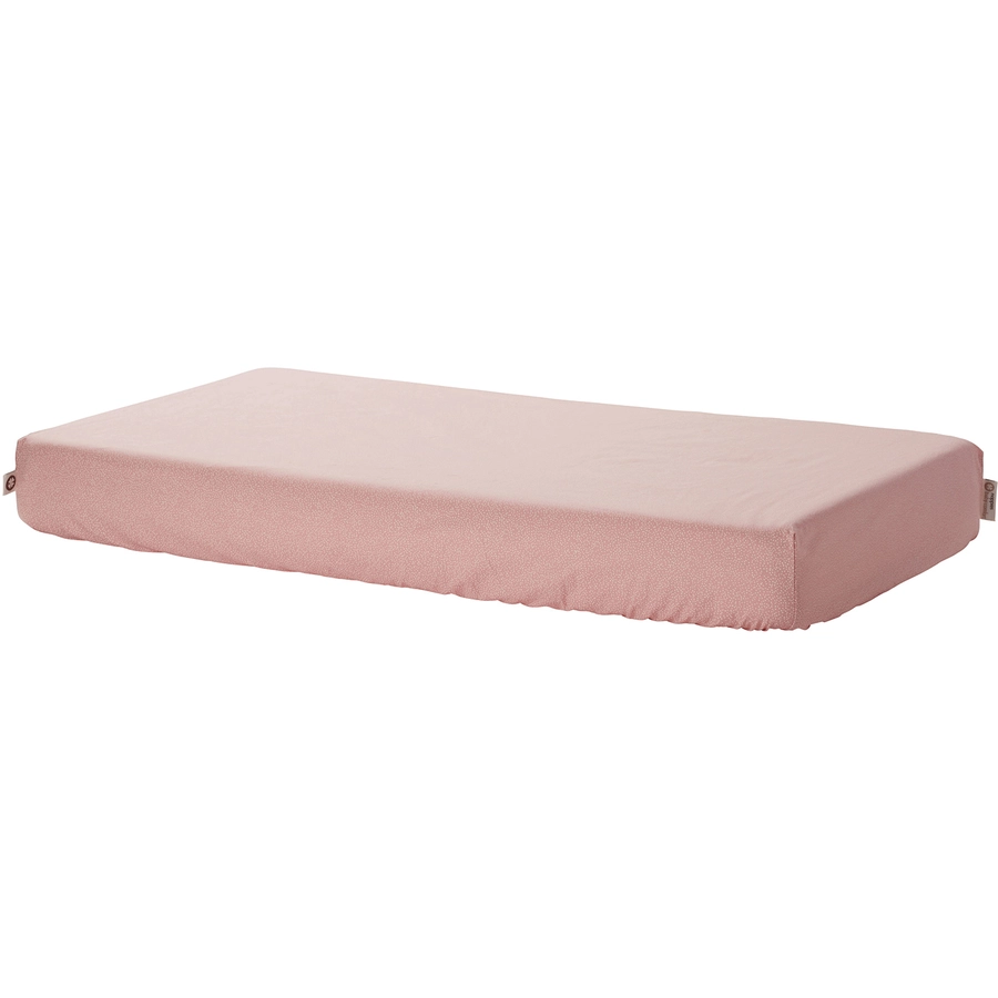 Noppies Spannbetttuch für die Wiege Tiny Dot Misty Rose