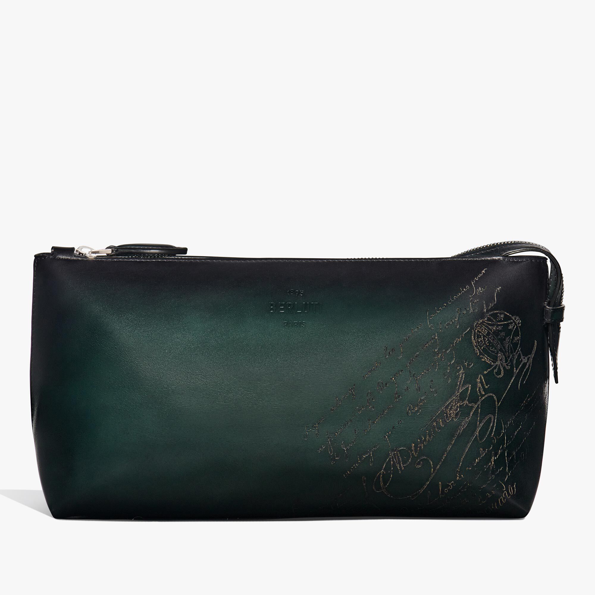 Trousse De Toilette Ivy En Cuir Scritto Swipe