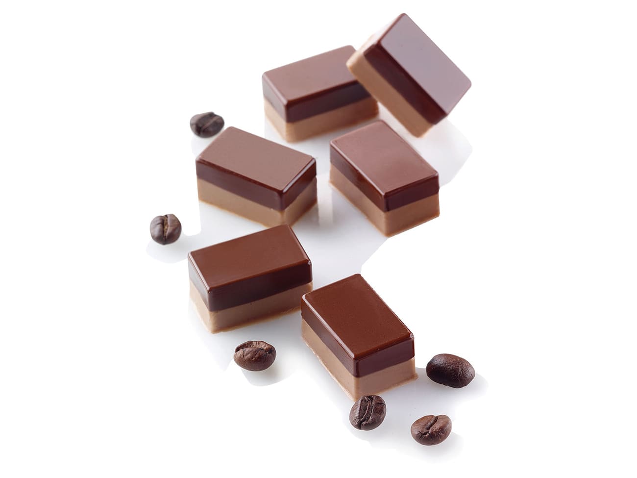Moule silicone - 56 micro rectangles - 30 x 17,5 cm - Silikomart