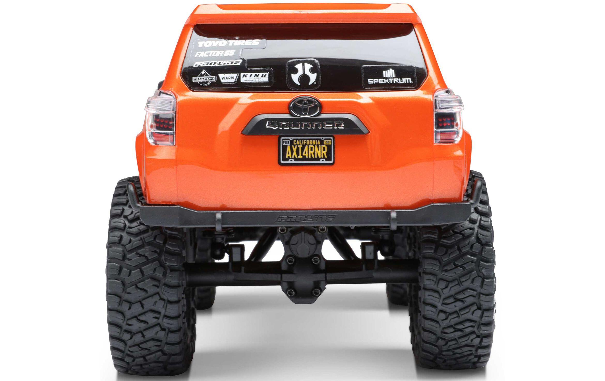 Scale Crawler SCX24 Toyota 4Runner 1:24 RTR - Orange<br>Rock Crawler Brushed 4WD mit Akku & Ladegerät