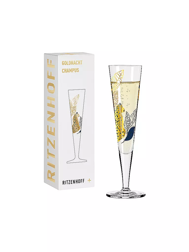 RITZENHOFF Champagnerglas Goldnacht Champus #33 Concetta Lorenzo 2023 gold