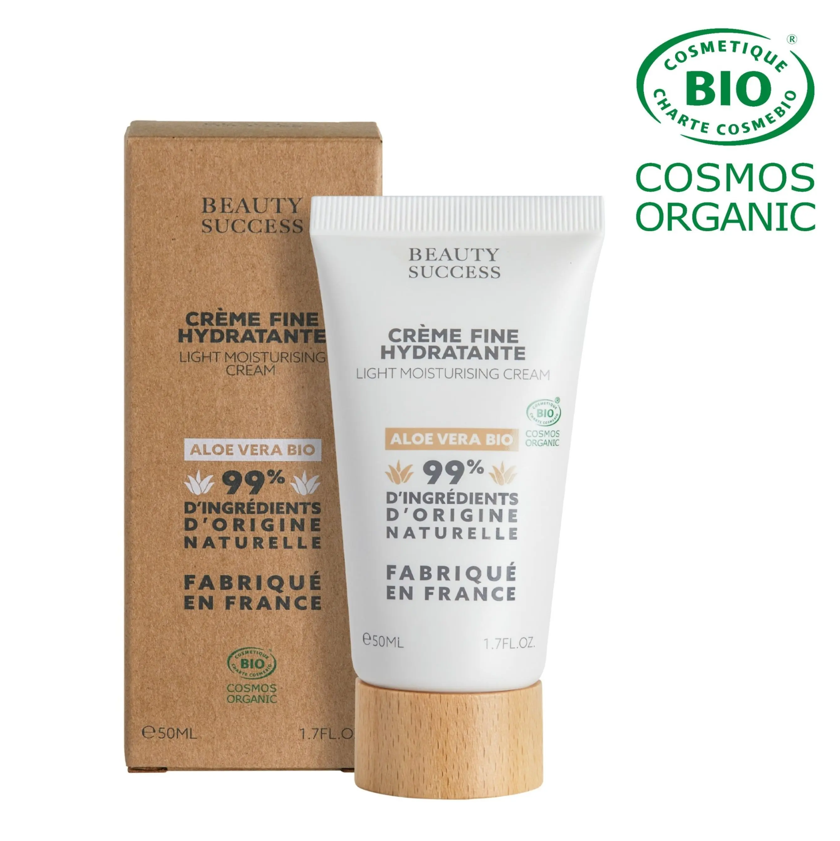 Beauty Success - Crème Fine Hydratante Certifié BIO- slider-visage01