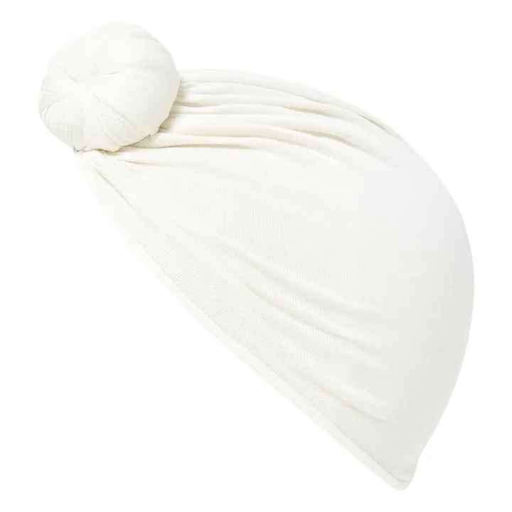 Bonjour Little Bonnet Turban Coton Bio | Blanc