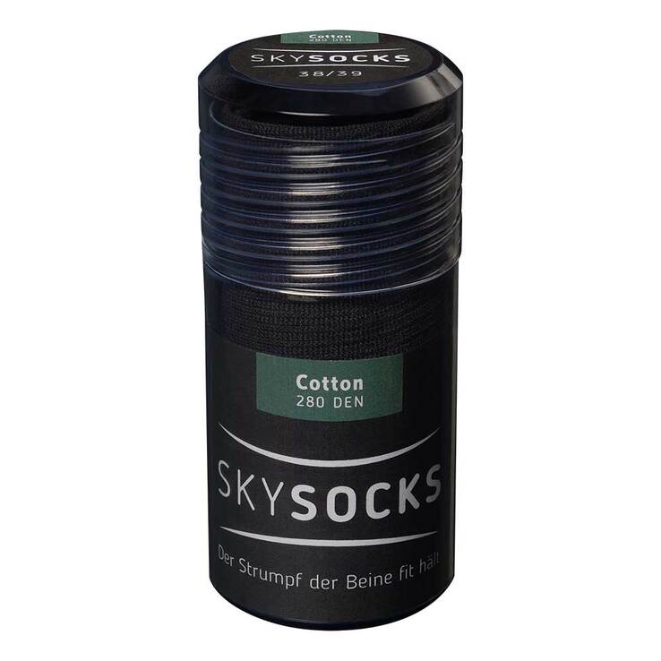 Skysocks Cotton 280den AD 38 / 39 graphit, 2 St