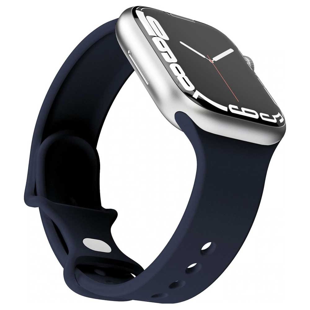 Classic Band Apple Watch (49/46/45/44 mm) Silikon Sport Armband AWS00007 (Gelenkumfang: 180-230mm) - Dunkelblau