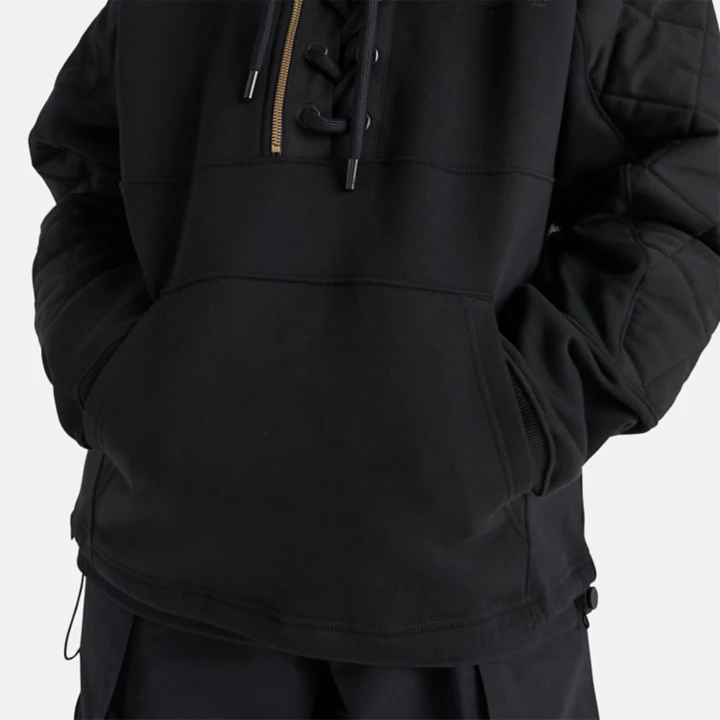 Moletom Timberland x Humberto Leon com gola alta na cor preta