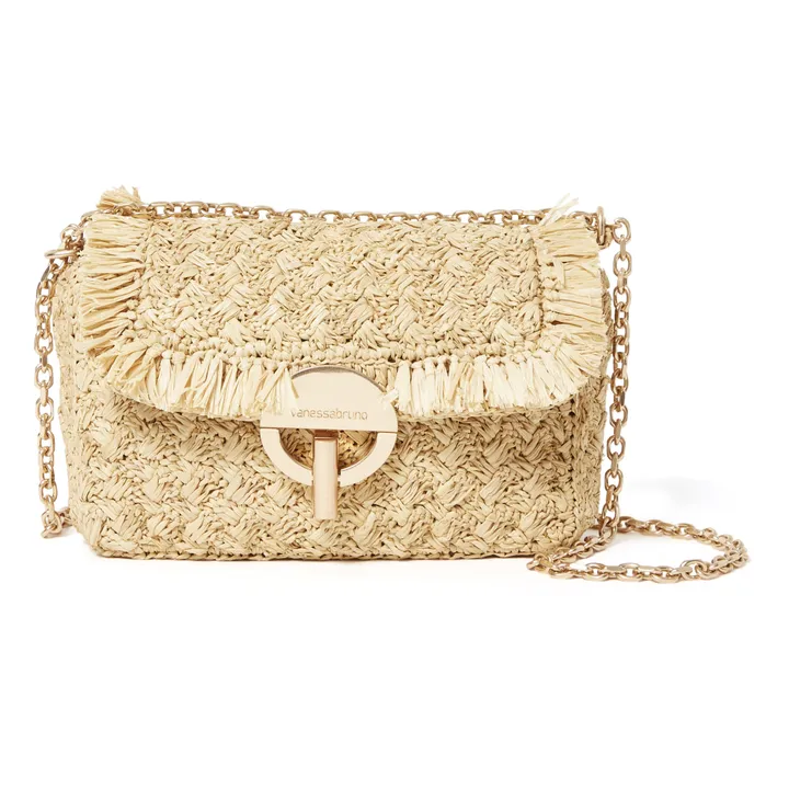 Vanessa Bruno Sac Moon Raphia | Naturel