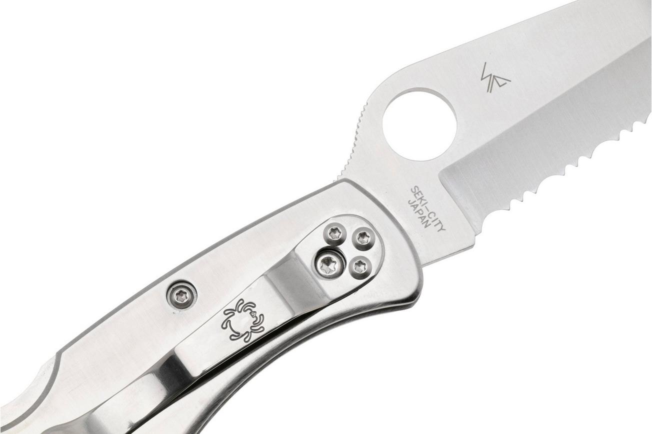 Spyderco Police C07PS partly serrated zakmes