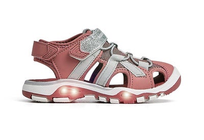 Nordbjørn Safari Blinkende Sandal, Mellow rose