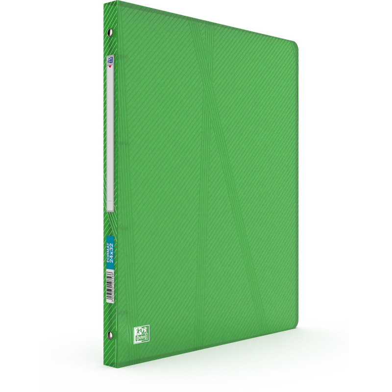 Classeur Oxford Hawai 24X32 D20 4An -O PP Translu Assorti