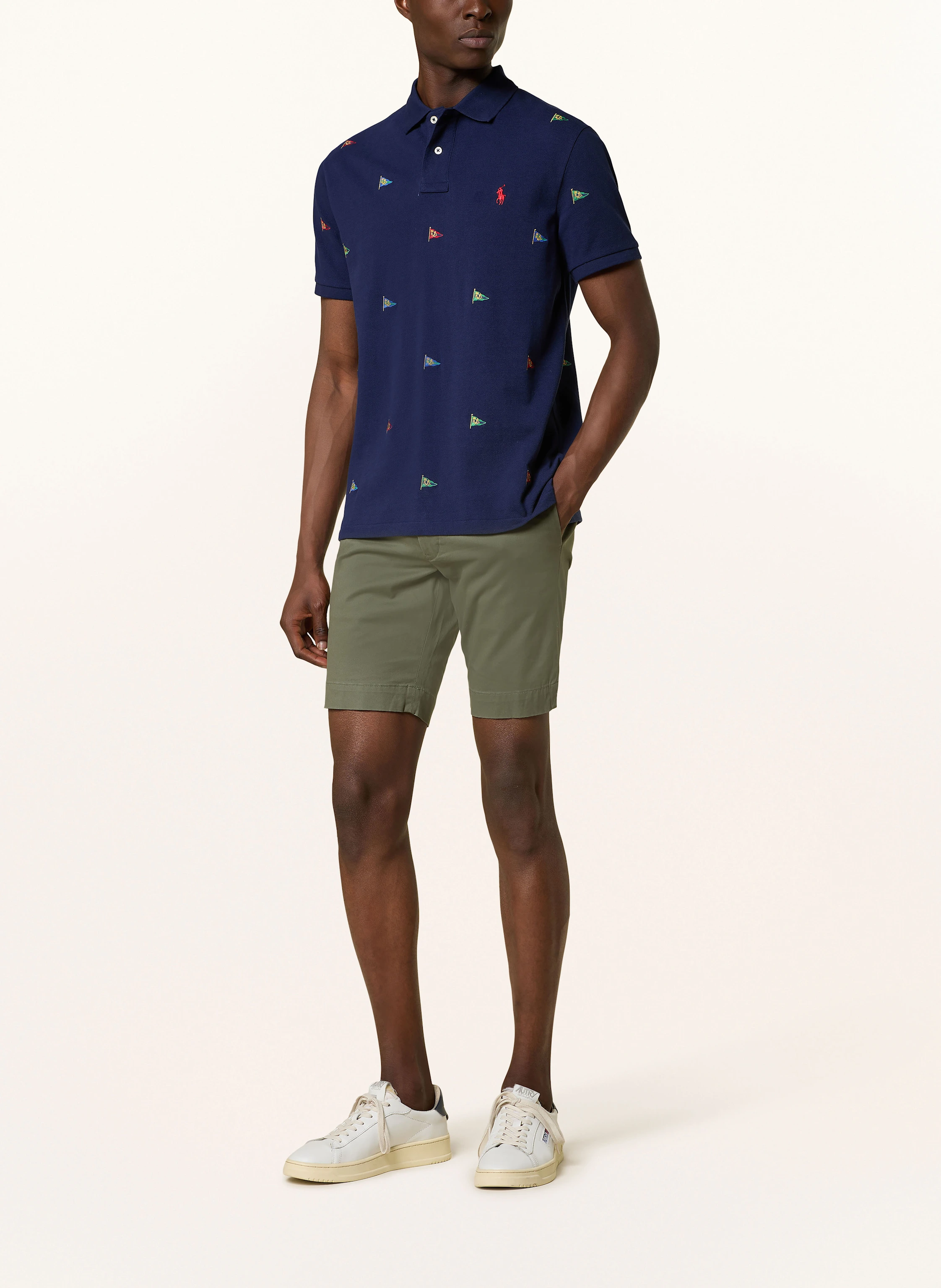 POLO RALPH LAUREN Piqué-Poloshirt Custom Slim Fit