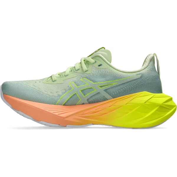 Chaussure running ASICS NOVABLAST 4 PARIS W COOL MATCHA/SAFETY YELLOW