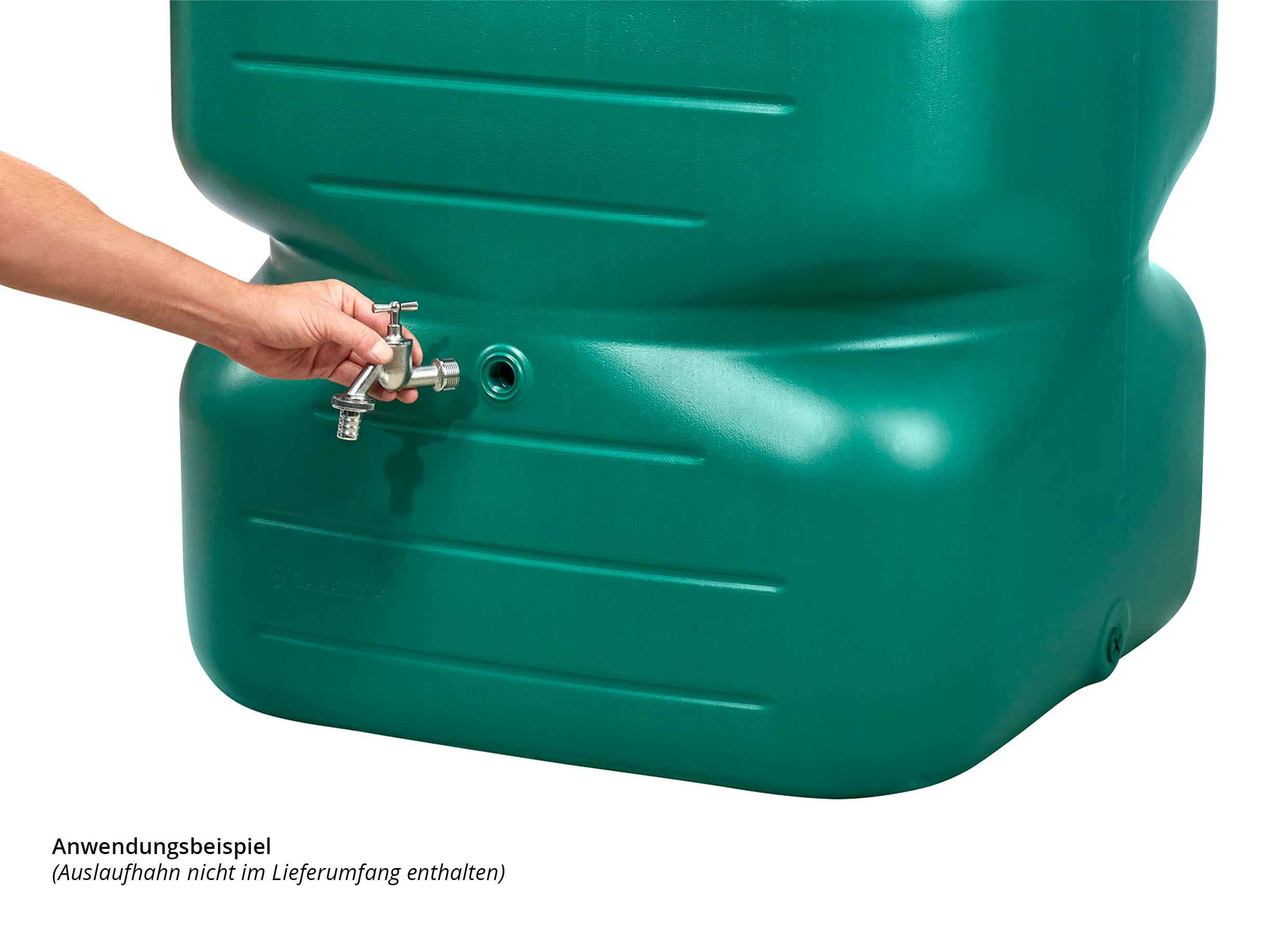 GARANTIA CUBUS Gartentank 1000 Liter dunkelgrün