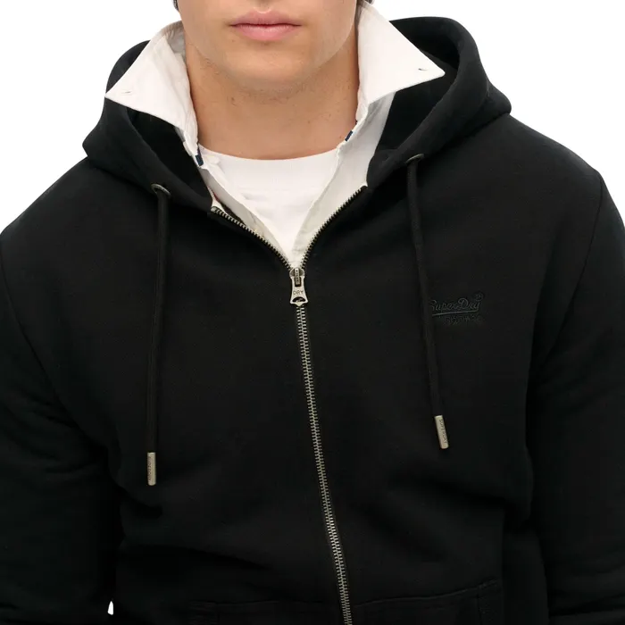 Superdry Essential Logo Zip Hooded Vest Heren