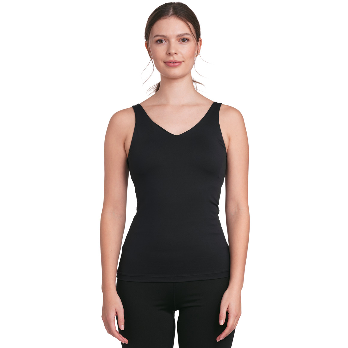 Gina Sports Damen Sport-Top mit BH schwarz