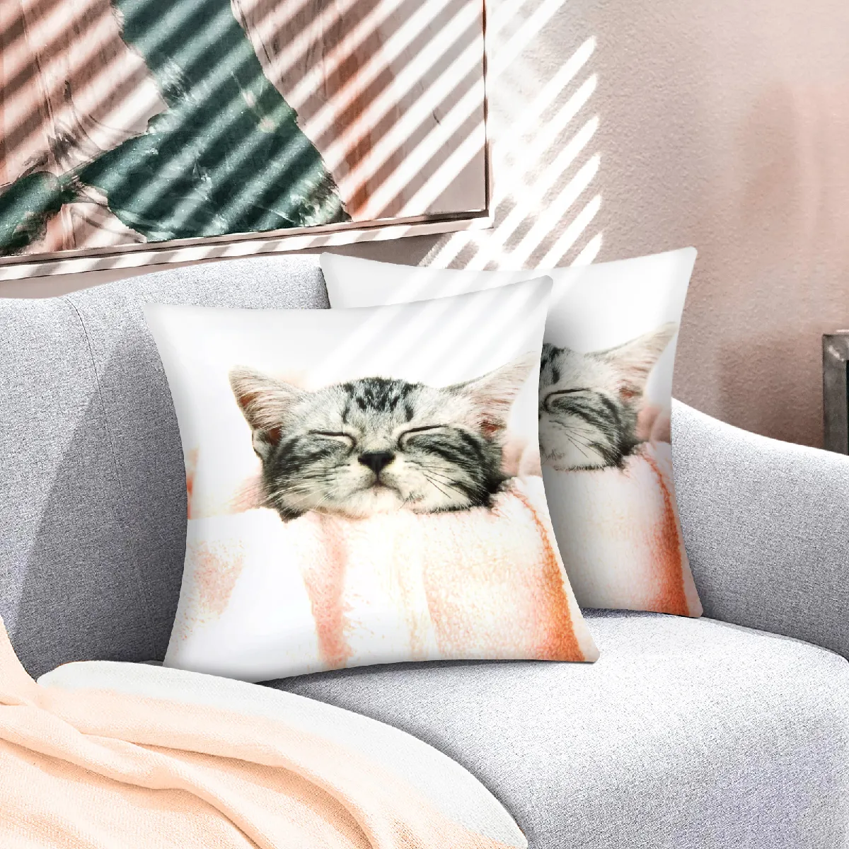 Housses de Coussin AVIZAR - Chaton