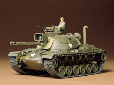 Tamiya - M48A3 Patton Us Model Tank Byggesæt - 1:35 - 35120