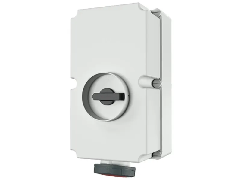 MENNEKES 5692A, 5P, Skruer, Sort, Hvid, Plast, IP67, 400 V