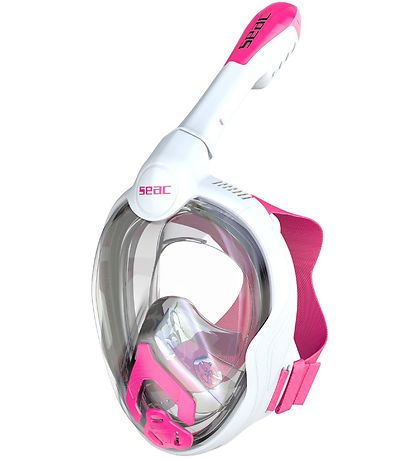 Seac Schnorchelmaske - Unica Junior - Weiß/Pink