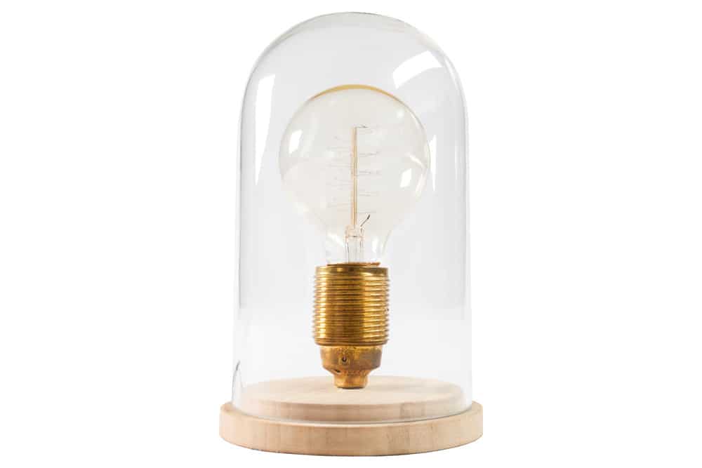 Industrial Tischlampe EDISON 22cm Glühbirne Tischleuchte