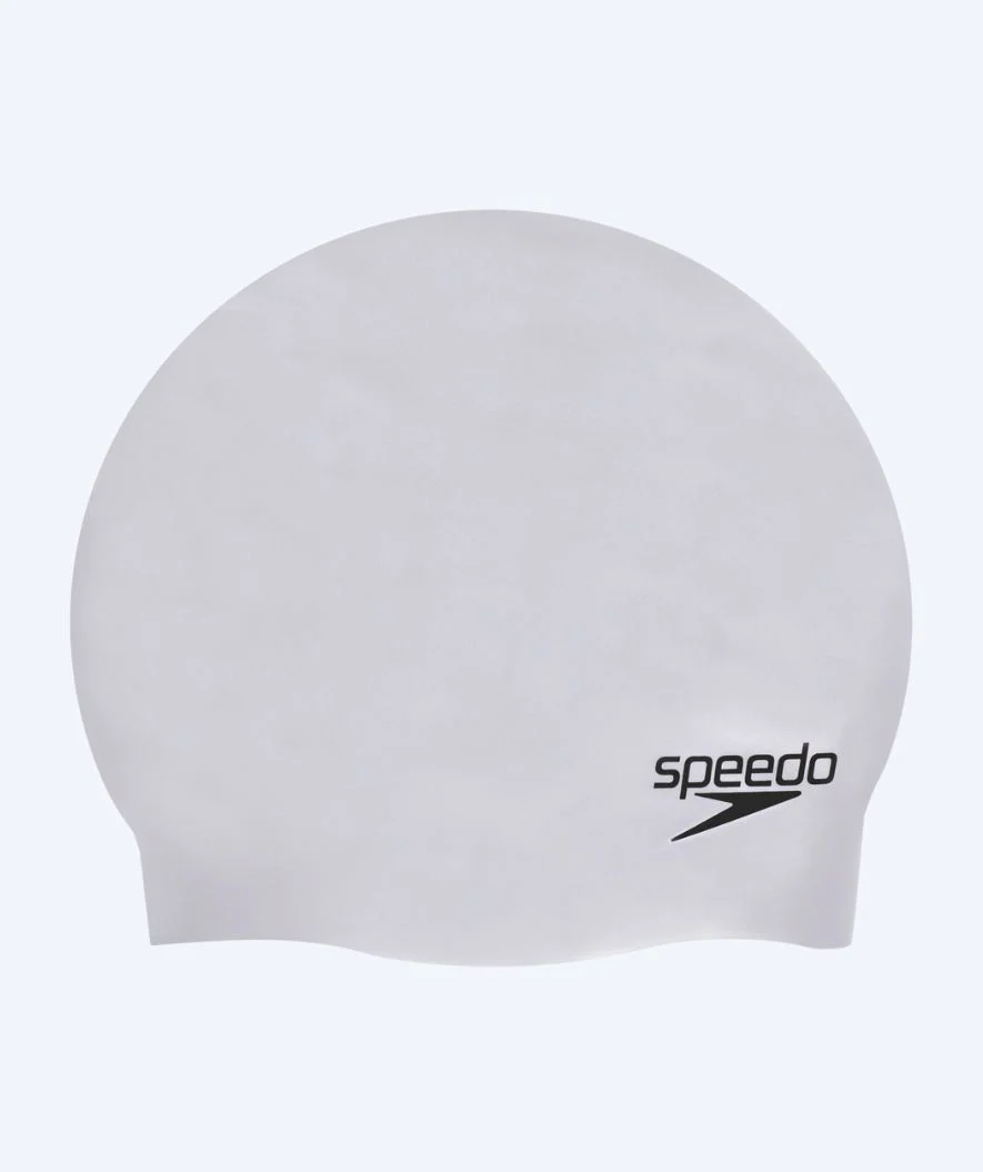 Speedo badehætte - Plain Moulded - Sølvgrå