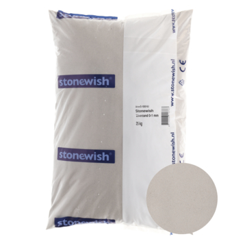 Stonewish zilverzand0-1 mm 25 kg