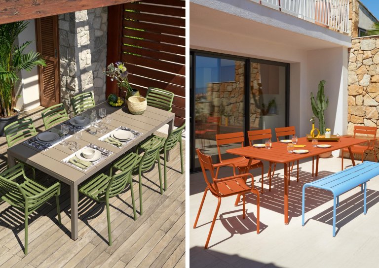 Fermob Luxembourg tuinstoel met armleuning Lapilli Grey
