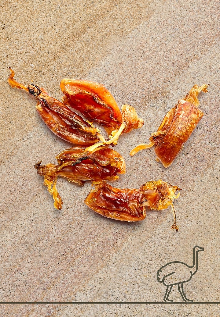 Vet-concept Struisvogelkniepezen Snack Hond 250 gram