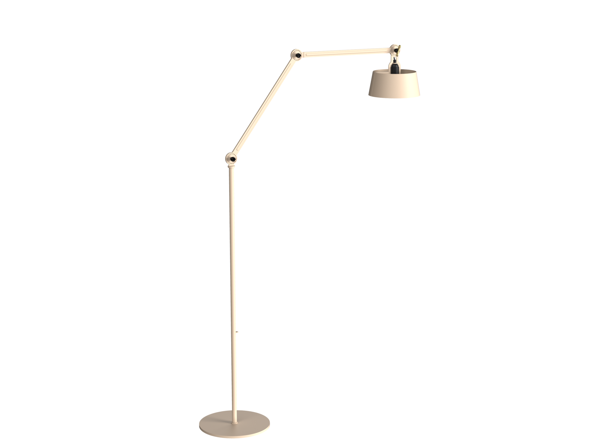 Vloerlamp Bolt Long upperfit 2 armen lightning white