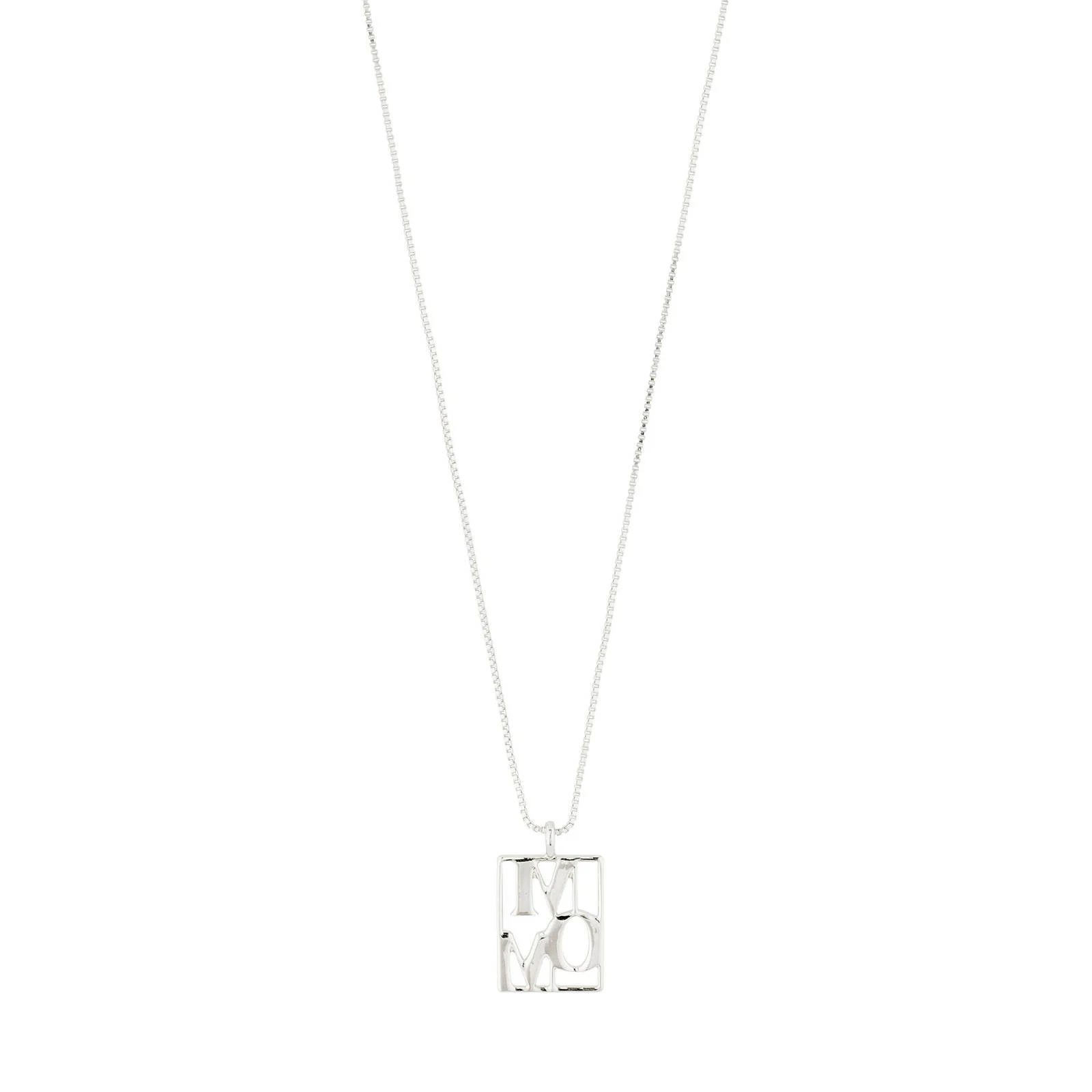 PILGRIM silver plated ketting Love Tag Mom