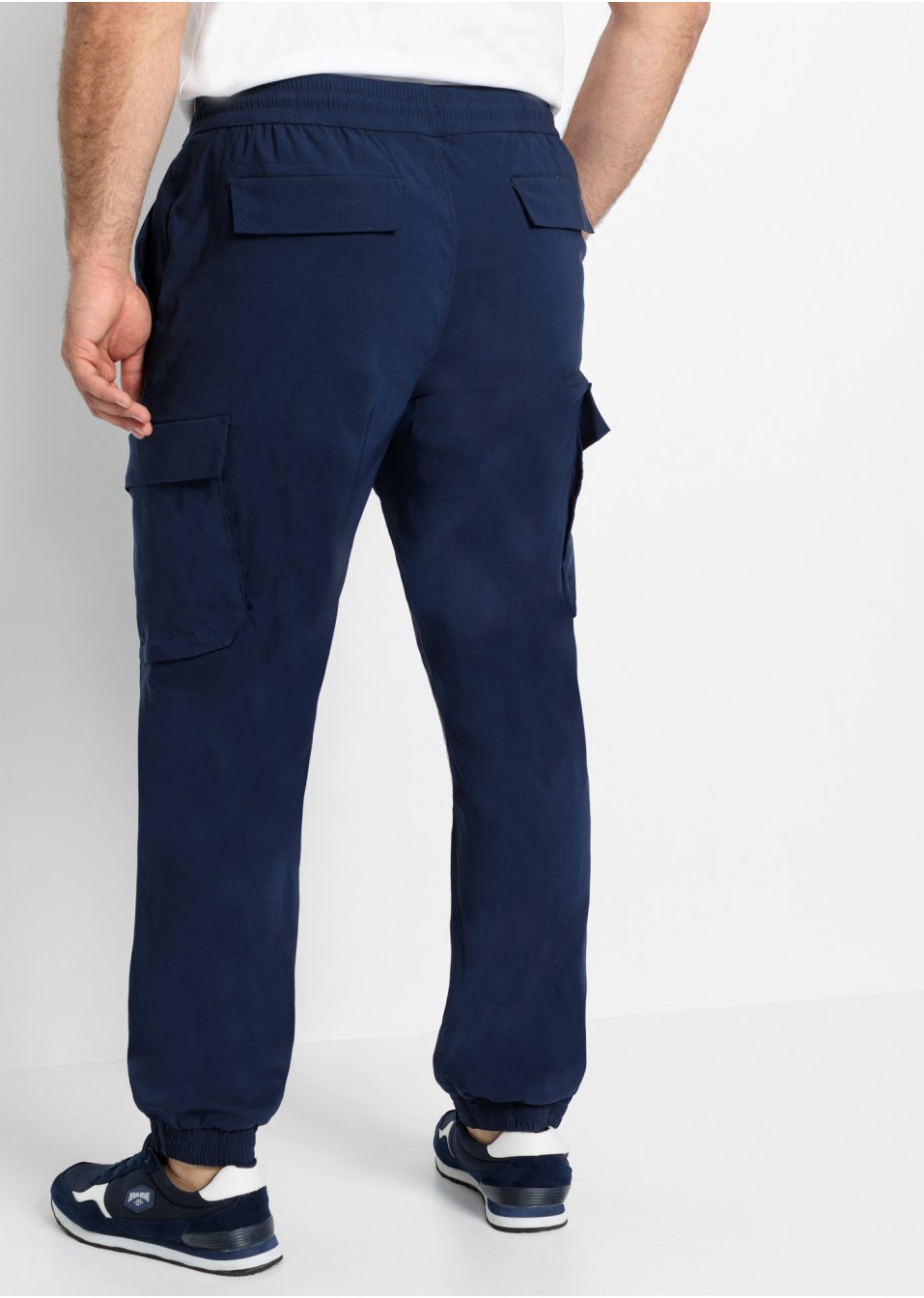 Pantalon taille extensible avec poches cargo Regular Fit, Straight