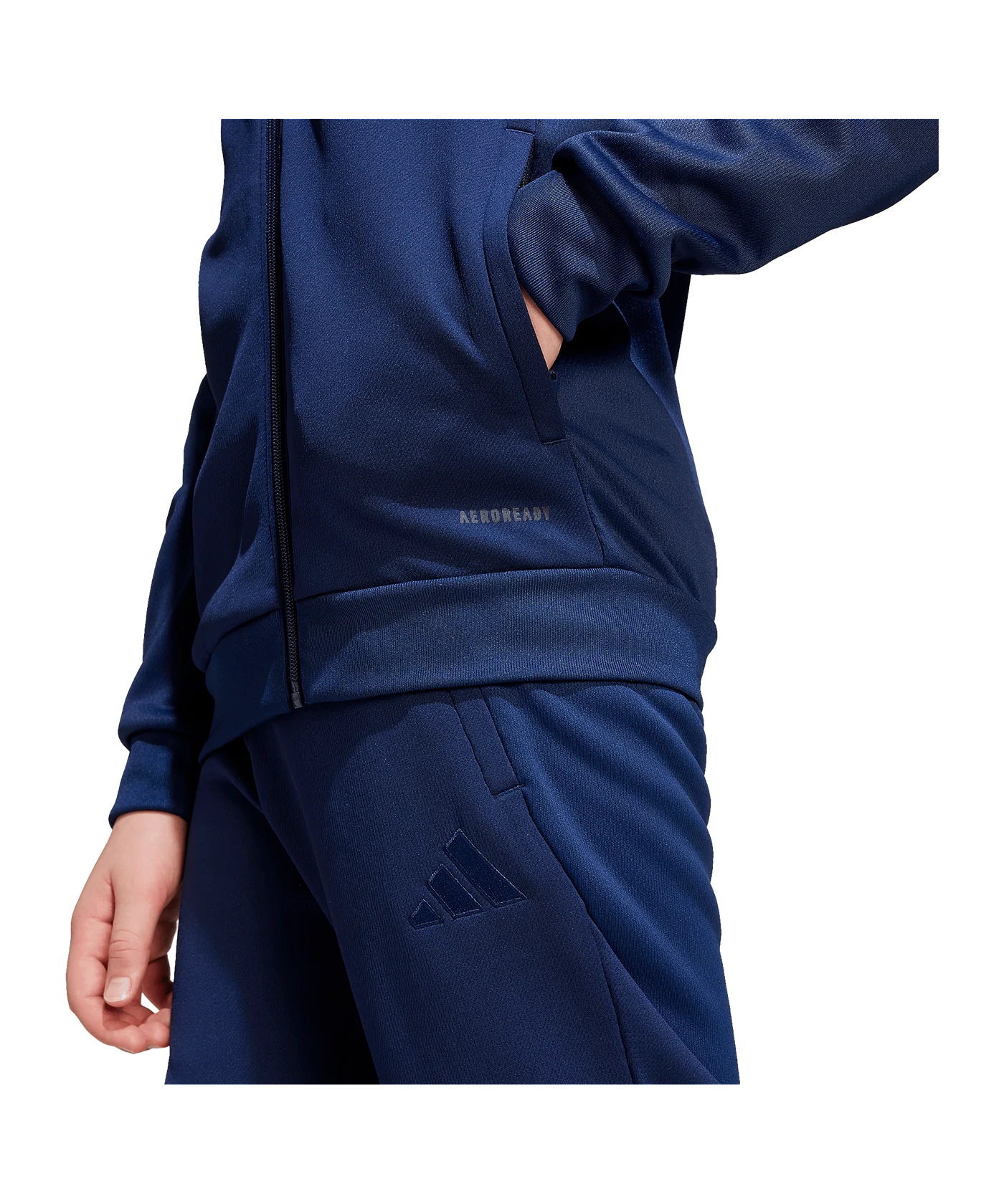 adidas Tiro 25 Kapuzenjacke Kids Blau