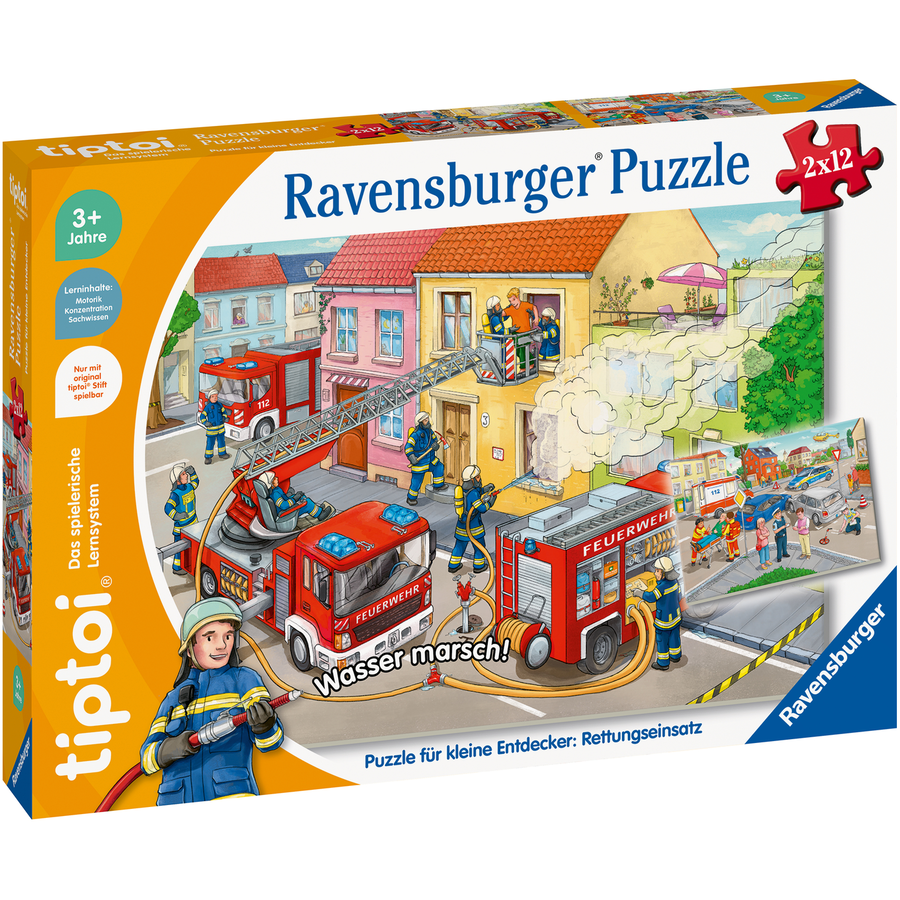Ravensburger tiptoi® Puzzle für kleine Entdecker: Rettungseinsatz
