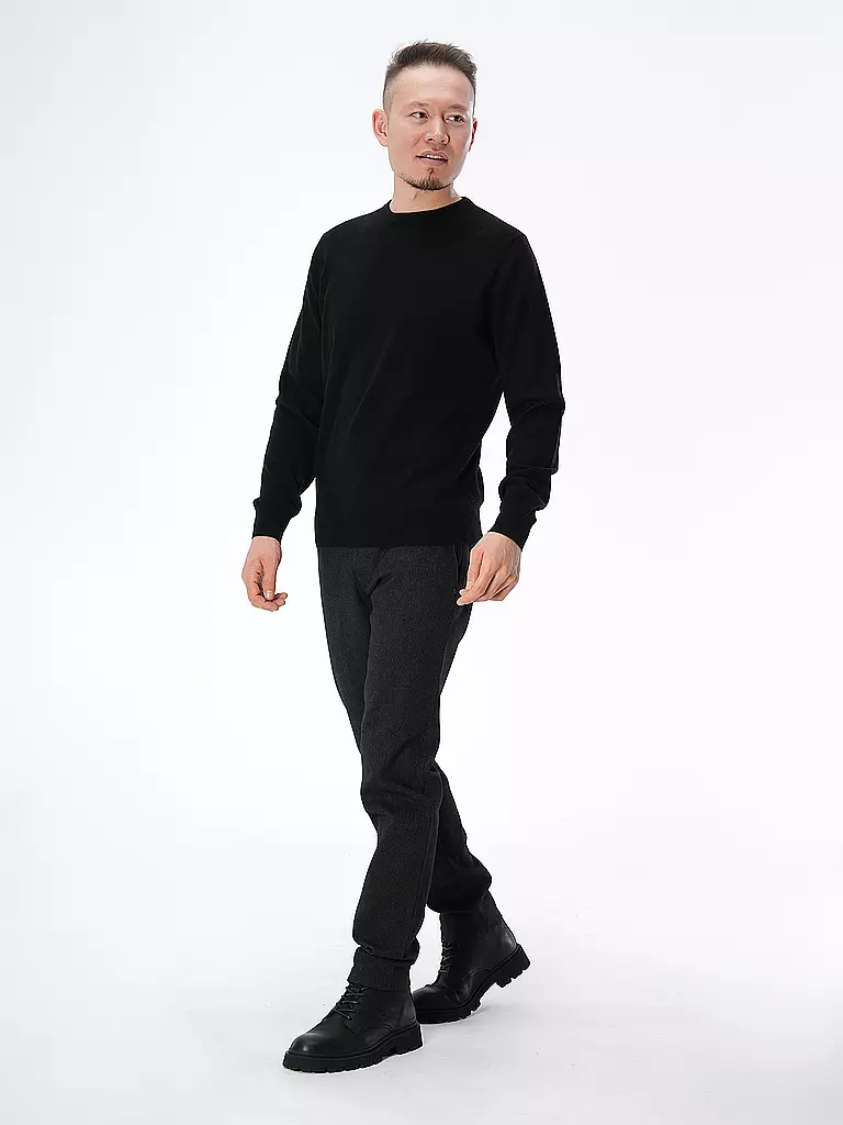 TOM RUSBORG Kaschmir Pullover schwarz