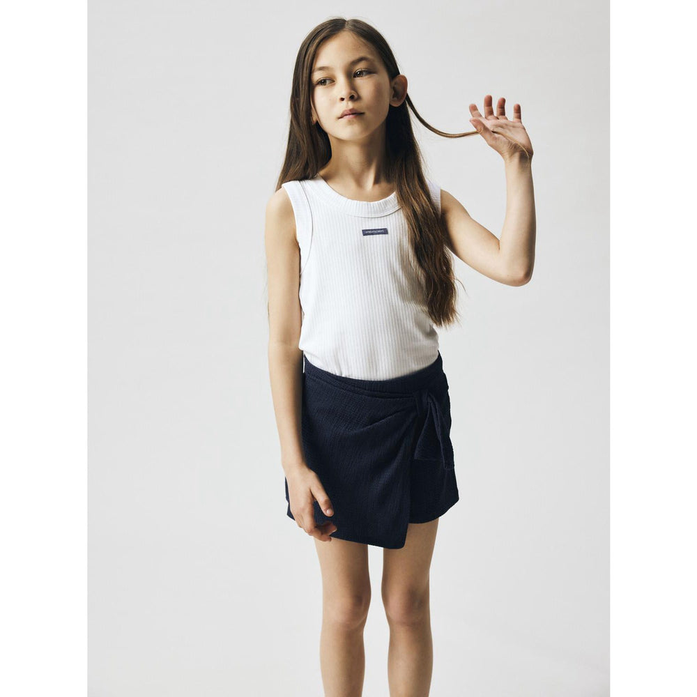 Køb Name It Bright White Nkfflyra Sl Slim Top
