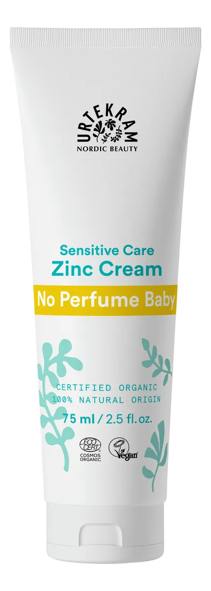 Urtekram No Perfume Baby Zinksalve - 75 ml.