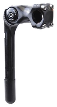POTENCE REGLABLE PLONGEUR D22.2 L100 UNO ALU NOIR OUVRABLE 0 A 60° (CINTRE 25.4)