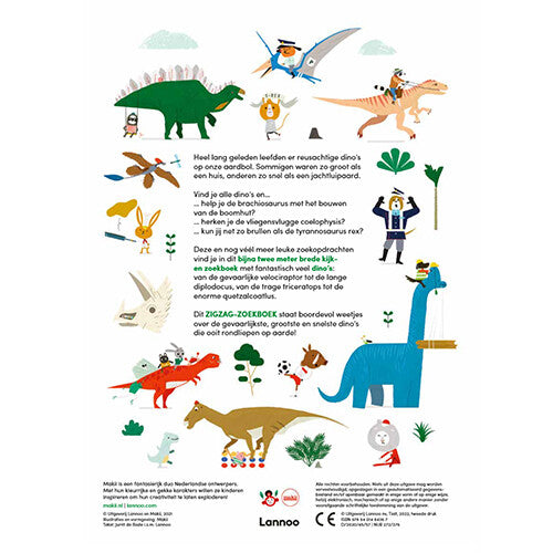 Uitgeverij lannoo zigzag dinosaurussen