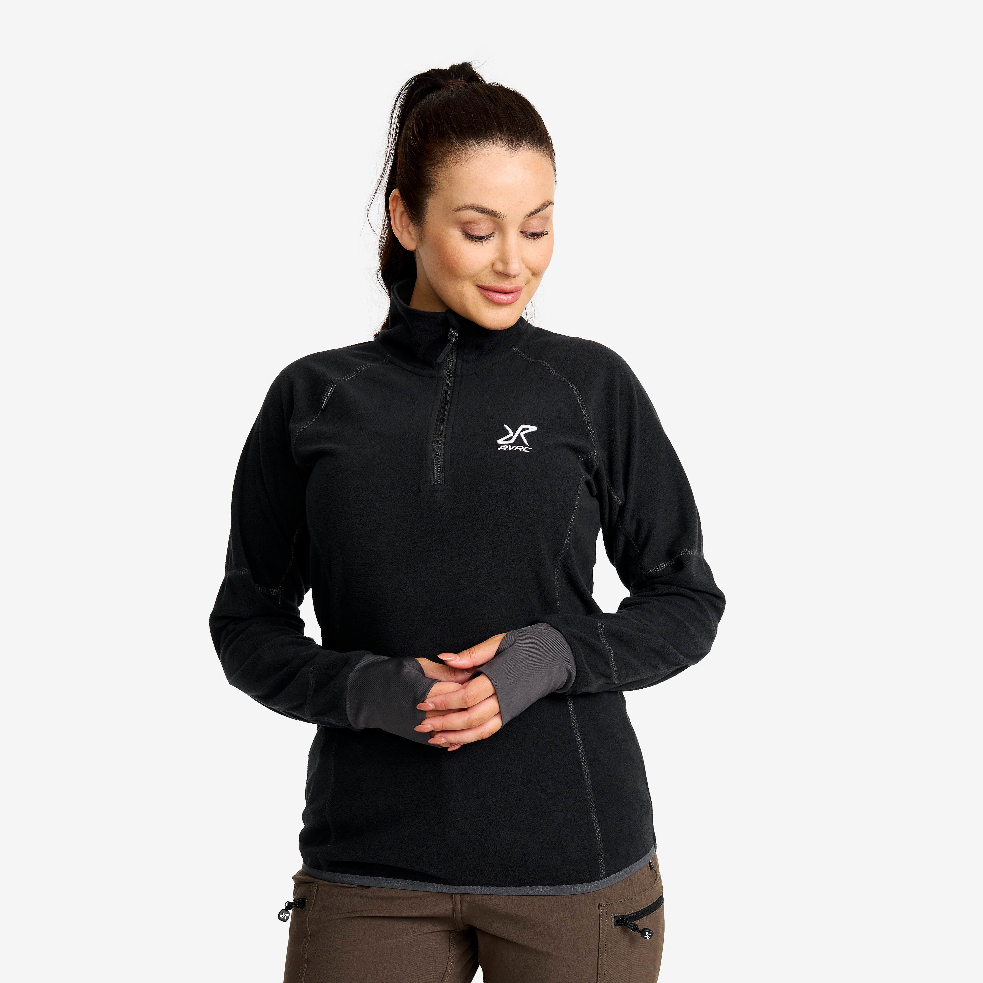 Trekker Fleece Dame Black/Anthracite