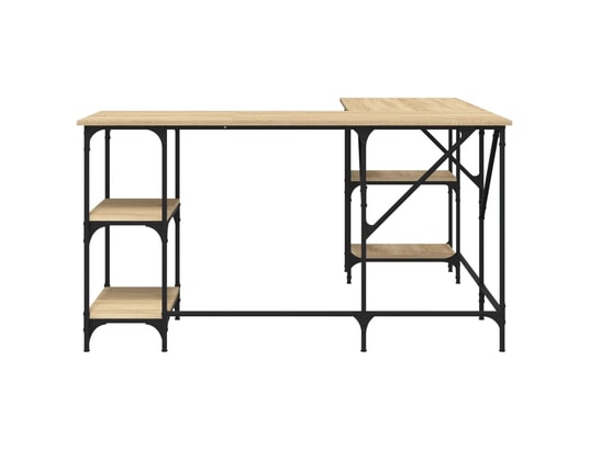 VIDAXL - Bureau chêne sonoma 139x139x75 cm bois d'ingénierie