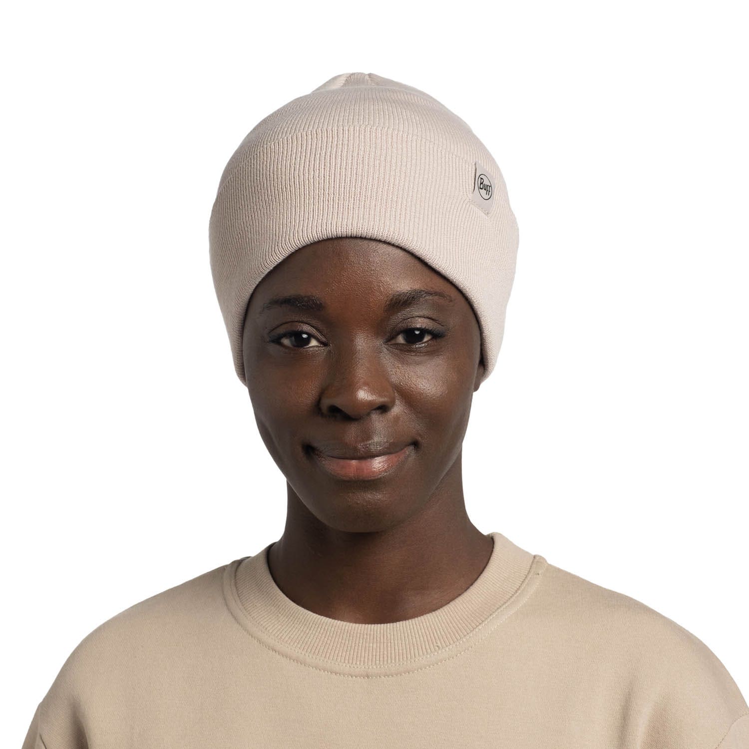 Buff  Gebreide Beanie Lilon