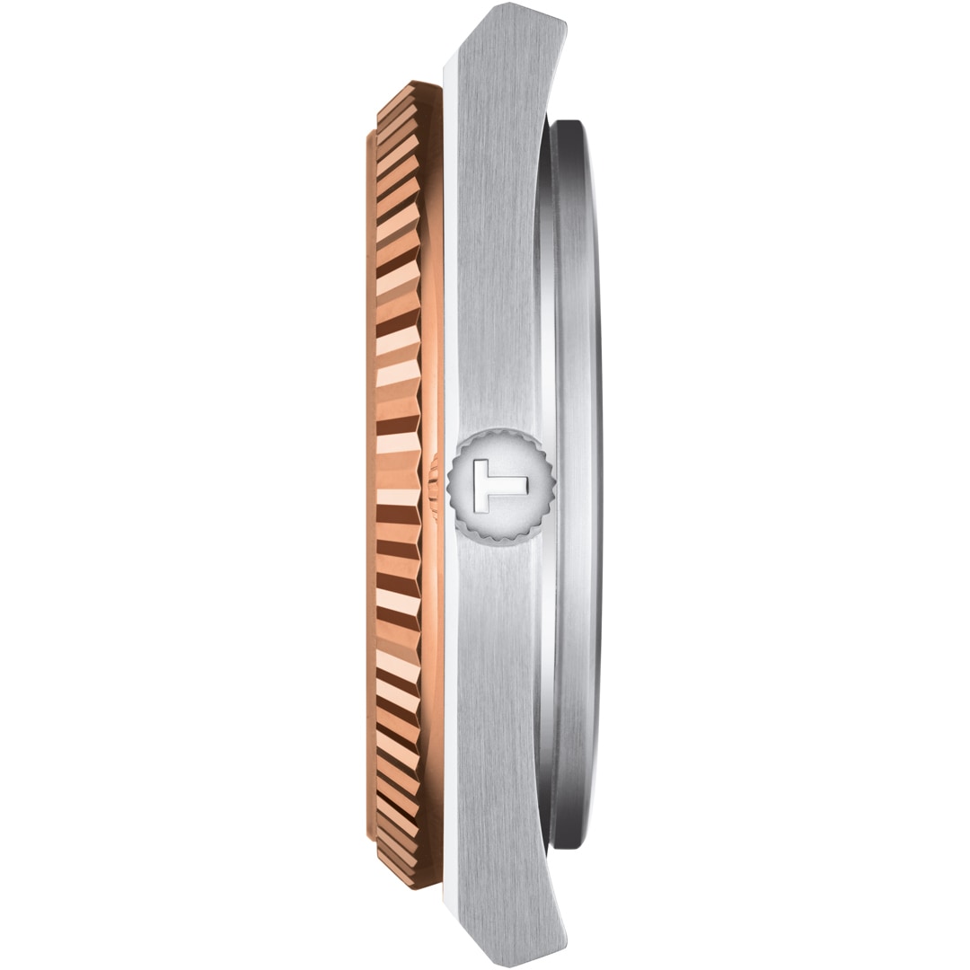 Tissot PRX 40 205 Powermatic 80 Braun / 18 Karat Roségold